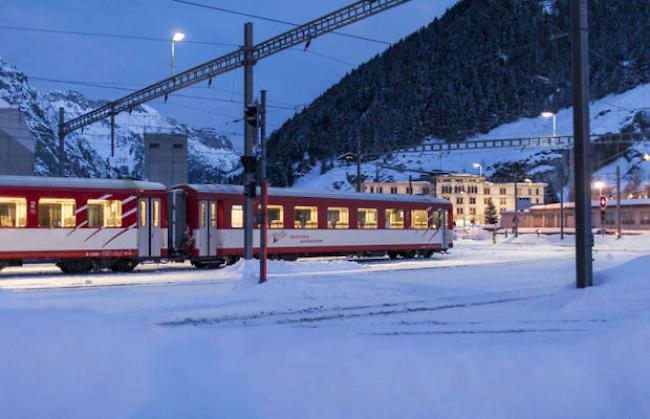Die Matterhorn Gotthard Bahn in Andermatt (Archiv)