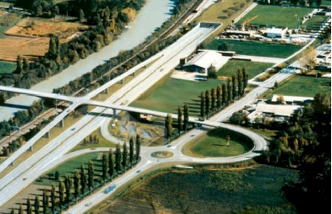 In Turtig in Raron entsteht ein Vollanschluss für die künftige Autobahn, das heisst eine Zu- und Abfahrt in alle Richtungen. 