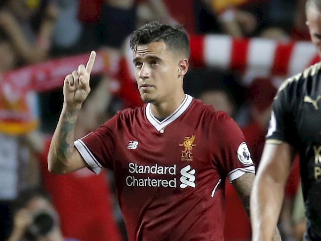 Gegenstand einiger Diskussionen und nicht im Aufgebot gegen Manchester City Liverpools angeschlagener Brasilianer Philippe Coutinho