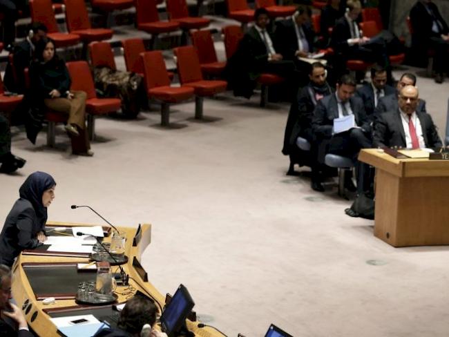 Diskussion über den Jemen im UNO-Sicherheitrat in New York