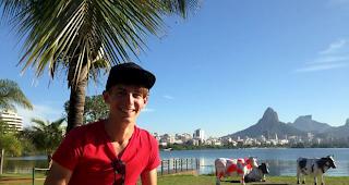 Philipp Ittig aus Visp ist im House of Switzerland in Rio de Janeiro t&auml;tig.