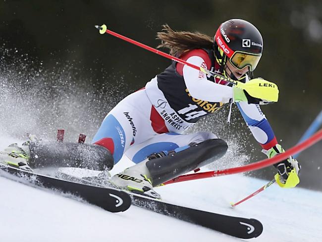 Wendy Holdener zeigte in Are einen tollen ersten Slalom-Lauf.