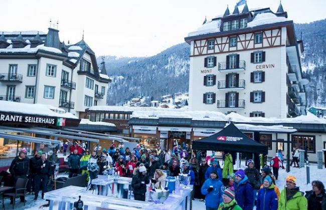 Zuschauer in Zermatt