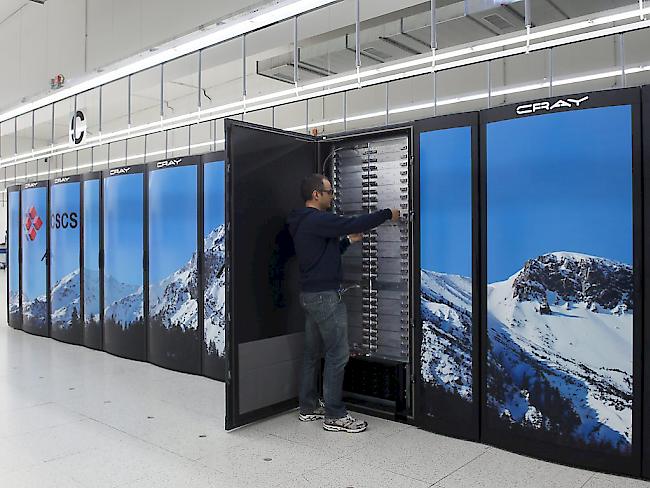 Der Supercomputer Cray XC30 Piz Daint im Swiss National Supercomputing Centre (CSCS) in Lugano ist seit 2013 der schnellste Rechner Europas.