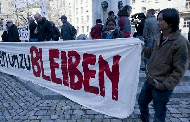 Sans Papiers demonstrieren in Bern (Archiv)