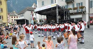 Der Tambouren- und Pfeiferverein aus Brigerbad.