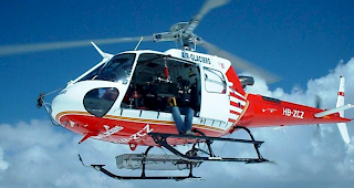 Mit Hilfe der Air Glaciers wurden Feuerwehrleute und Polizei vor Ort geflogen. (Symbolbild)