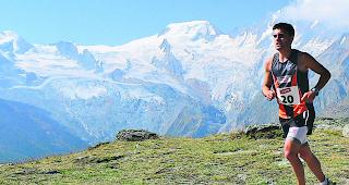 Vor der Mischabel-Kette. Der Hohsaa Berglauf bietet ein eindr&uuml;ckliches Panorama (Archivbild). 