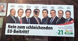 Besonders auf Franz Ruppen hatten es die Vandalen abgesehen.