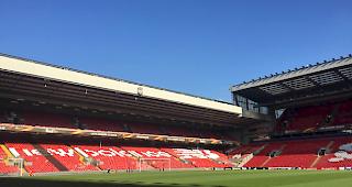 Die noch leere &laquo;Anfield&raquo;