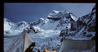 Das Basislager auf 6000 m.&uuml;.M. 