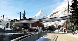 Der geplante Neubau der GGB-Br&uuml;cke sorgt in Zermatt weiterhin f&uuml;r Gespr&auml;chsstoff.