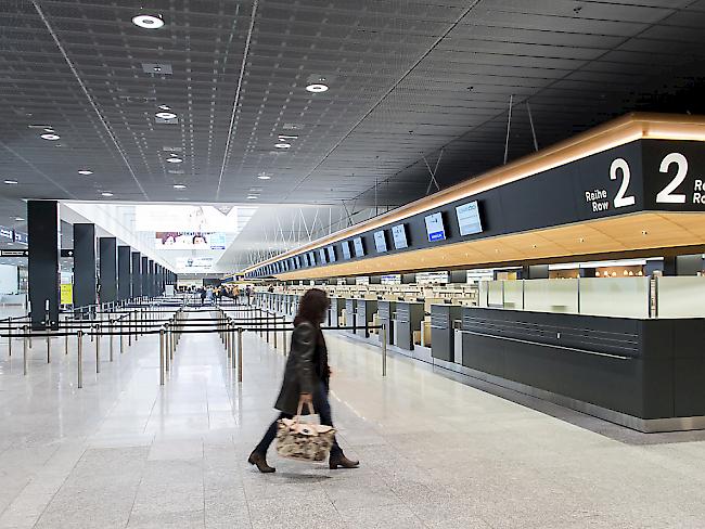 Heller und grosszügiger ist die neue Check-in-Halle am Terminal 2 des Flughafens Zürich.