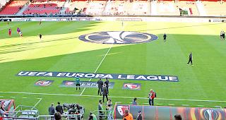 Das Stade de Tourbillon wird f&uuml;r Spiele der Europa League jeweils mit grossem Aufwand umgestaltet.