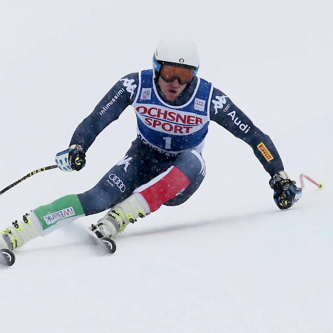 Mattia Casse - hier im Super-G von Beaver Creek im Einsatz - überrascht im Abschlusstraining von Kitzbühel