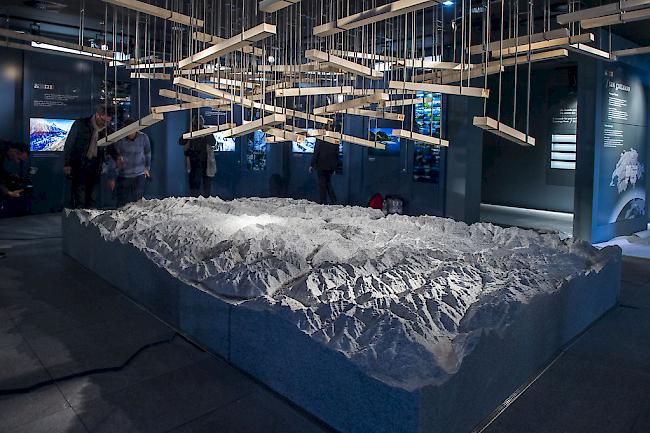 Eindrücklich. Der Gotthard-Monolith war Mittelpunkt der Ausstellung «Wasser für Europa» der vier Gotthardkantone Wallis, Uri, Tessin und Graubünden an der Weltausstellung in Mailand 2015. 
