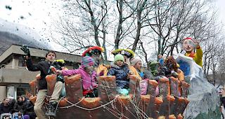 Impressionen des Kinderumzugs in Glis.