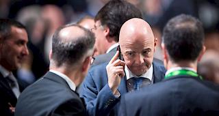 Infantino hat am meisten Stimmen erhalten.