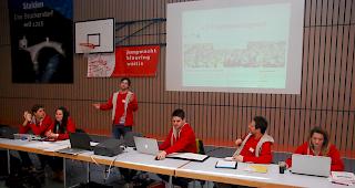 Kantonsleitung. Von links: Sven Tscherrig, Florence Forny, Christian Kalbermatter, Jens Theler, Damian Gsponer und Nicole L&ouml;tscher-Mathieu.