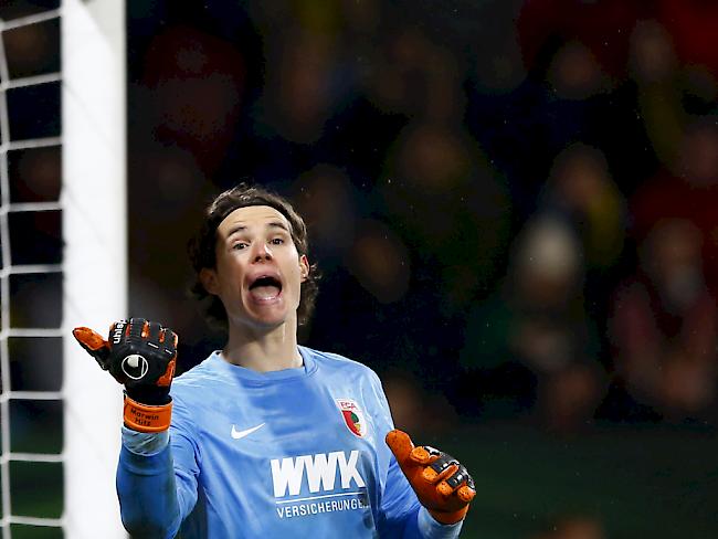 Goalie Marwin Hitz ist in dieser Saison der grosse Rückhalt beim FC Augsburg. Nun ist der 28-Jährige zum zweiten Mal Vater geworden