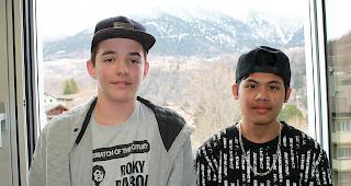 Auch die beiden 15-j&auml;hrigen Sch&uuml;ler Philipp Clemenz (links) und Ridze Cano aus Naters verraten in der Bildstrecke ihre Berufsw&uuml;nsche.  