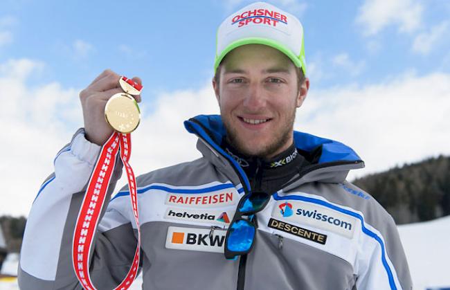 Justin Murisier holte seinen dritten Schweizermeister-Titel.