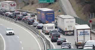 Auch der Gotthard-Tunnel war vorerst in beide Richtungen gesperrt. (Archivbild)