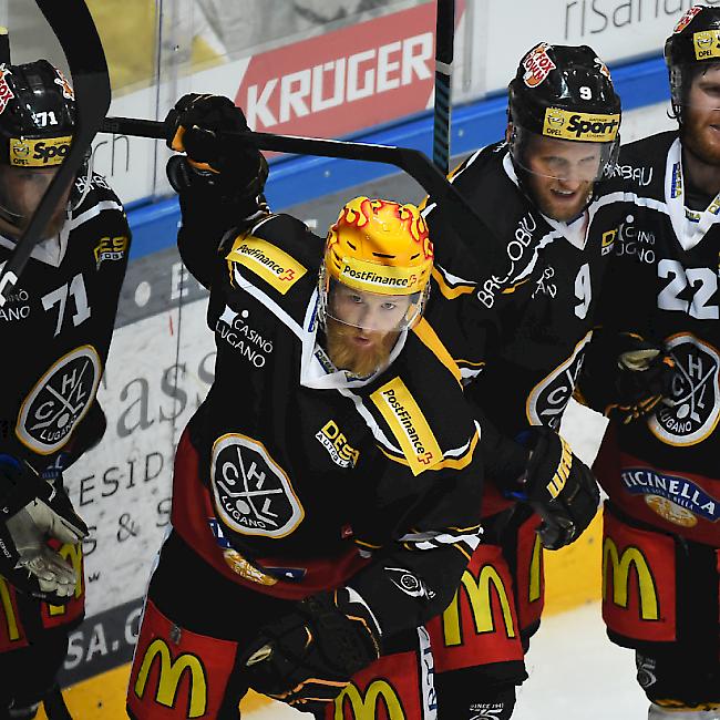 Linus Klasen, der Topskorer, führt Lugano im ersten Playoff-Final zum Sieg