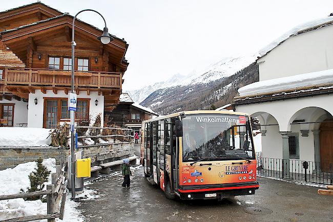 Der Zermatter E-Bus akzeptiert weder General- noch Halbtax-Abonnemente.
