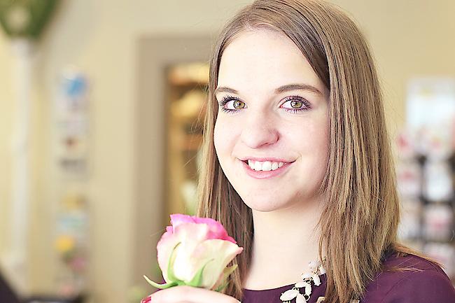 Die 16-jährige Ivana Heinzmann macht eine Ausbildung zur Floristin EFZ