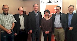 Die Kandidaten der CVP Brig-Glis-Gamsen-Brigerbad. Es fehlen Viktor Lang und Markus Lehner.