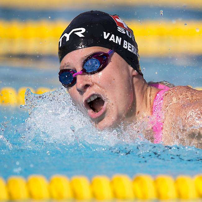 Martina van Berkel konnte sich im EM-Final über 200 m Delfin nicht mehr steigern