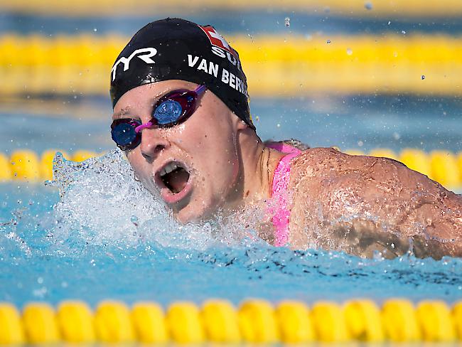 Martina van Berkel konnte sich im EM-Final über 200 m Delfin nicht mehr steigern