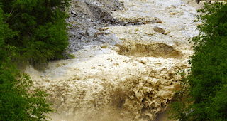 Der Illgraben am Sonntagmorgen.
