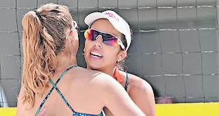 Podiumsplatz. Ines Egger (links) und Vanessa Bieli-Jorge sicherten sich Rang 3.