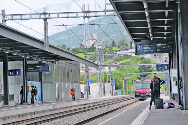 Zwischen Leuk und Martinach werden am kommenden Wochenende Bahnersatzbusse eingesetzt. 	