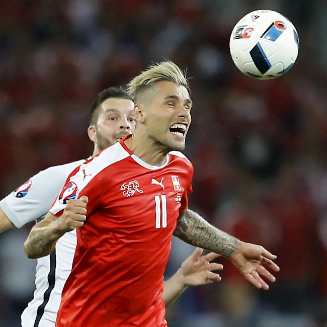 Valon Behrami mit der Schweiz im Einsatz (Archiv)