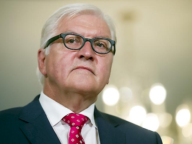 "Die Türkei hat noch Arbeit vor sich": Der deutsche Aussenminister Frank-Walter Steinmeier äussert sich zum Streit über Visafreiheit. (Archivbild)