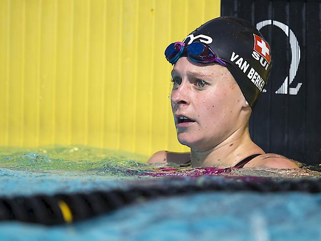 Martina van Berkel erreichte über 200 m Delfin die Halbfinals