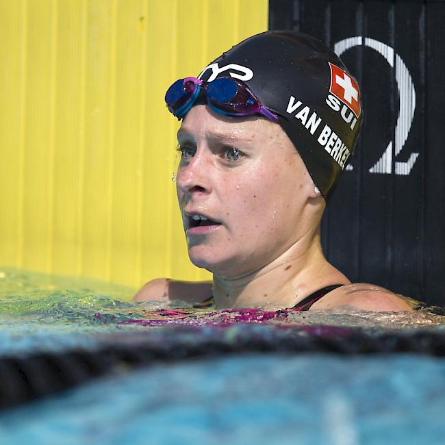 Martina van Berkel erreichte über 200 m Delfin die Halbfinals