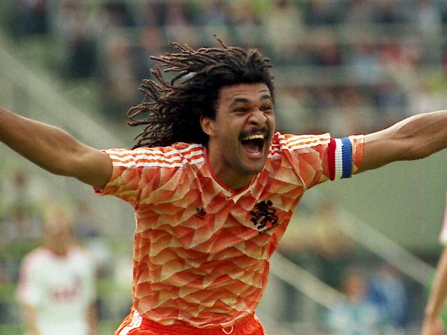 So kennen ihn die Fans als Aktiver: Ruud Gullit im EM-Final 1988 gegen die damalige Sowjetunion