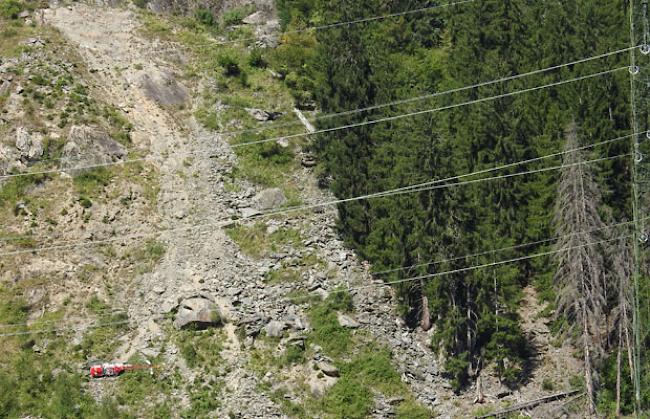 Der Helikopter ist in der Salvan-Schlucht abgestürzt.