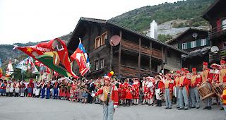 Impressionen vom Bezirksfest Westlich Raron in Hohtenn. 