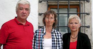Martin Hofer, Juliane Andereggen und Doris Schmidhalter-Näfen