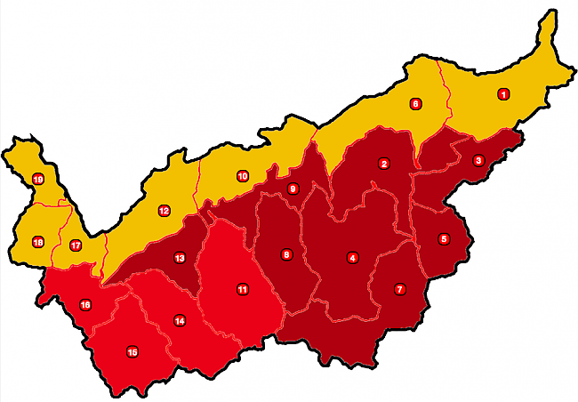 Die Brandgefahr im Wallis bleibt bestehen.