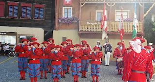 Impressionen von der Veteranentagung des Oberwalliser Tambouren- und Pfeiferverbandes in Ergisch. 