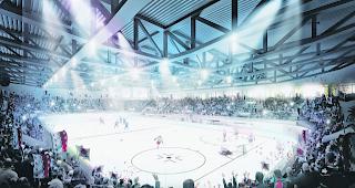 Stimmungsvoll. Das neue Stadion soll je nach Szenario 4500 (NLB) oder 5000 (NLA) Besuchern Platz bieten.  