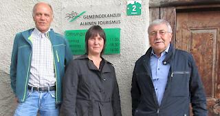 Armin Mathieu, Michela Caldana Mathieu und Beat Jost (von links) kandidieren zusammen für den Gemeinderat.