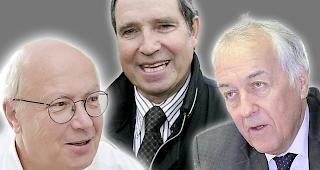 Erfahrene Politiker sehen mehrere Gr&uuml;nde, weshalb sich immer weniger Junge politisch engagieren. Im Bild: Thomas Burgener, Wilhelm Schnyder, und Ren&eacute; Imoberdorf. (v.l.)