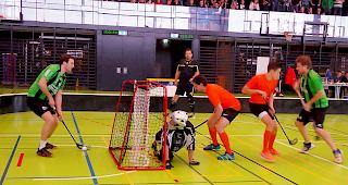 Der UHC Pfynland (gr&uuml;n) unterlag vergangene Saison den UHC Embd Devils 
im Playofffinal. Dieses Jahr d&uuml;rften auch die Old Boys ein Wort um den Titel mitreden.